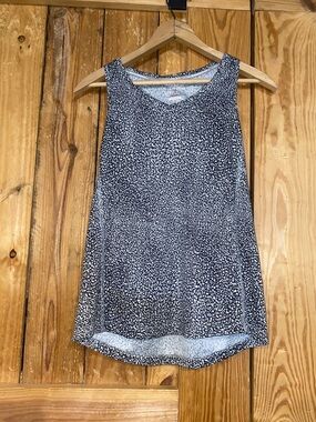 Nike Black & White Printed Tank Top